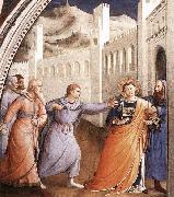 ANGELICO  Fra The Arrest of St Stephen oil